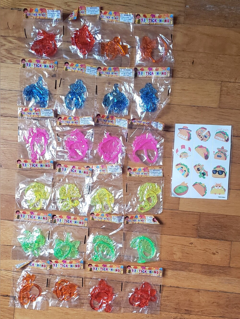 NEW Taco Party Mexican Birthday Favors Kids 48 pc lot goodie bags